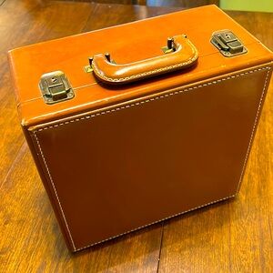 40s Vintage Leather Travel Case